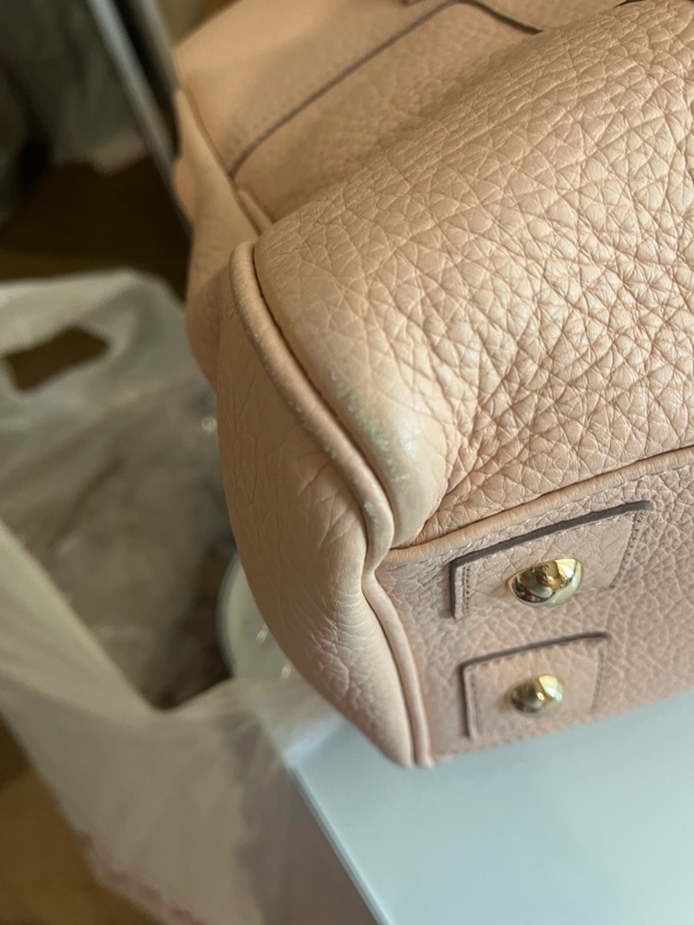 MULBERRY POWDER ROSE GRAINED LEATHER BAYSWATER - Picture 10 of 15